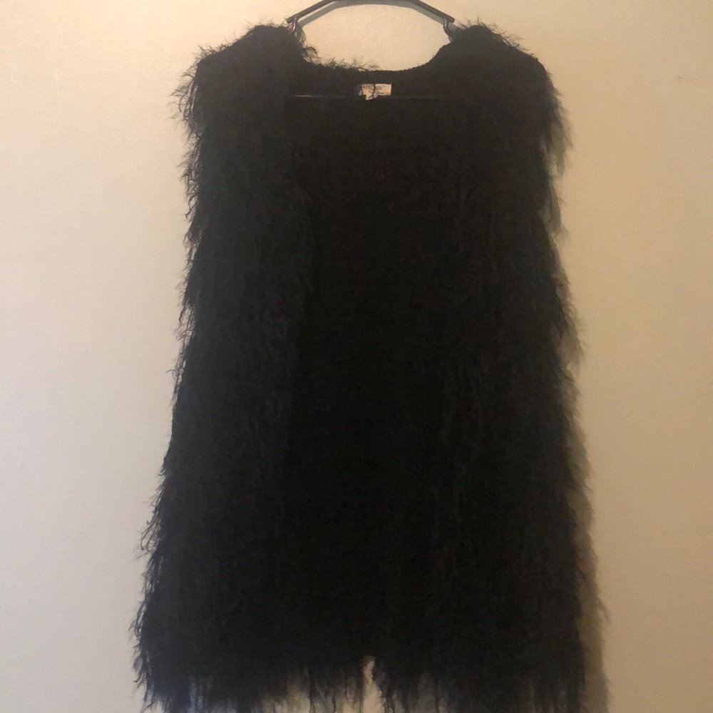 Shaggy vest